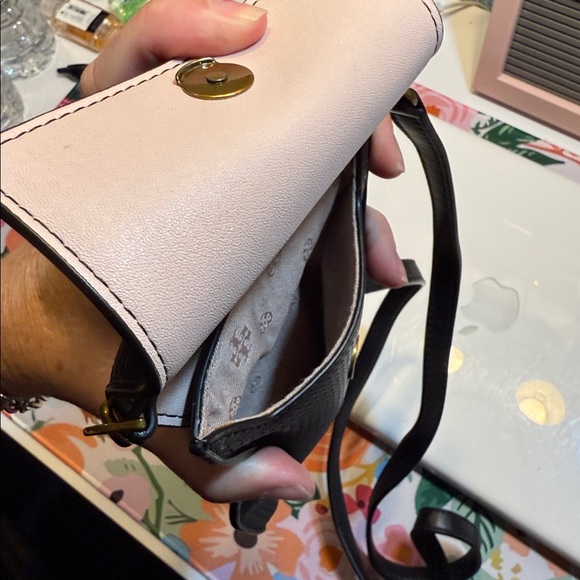 Tory Burch Black Perforated Crossbody - Picture 6 of 6